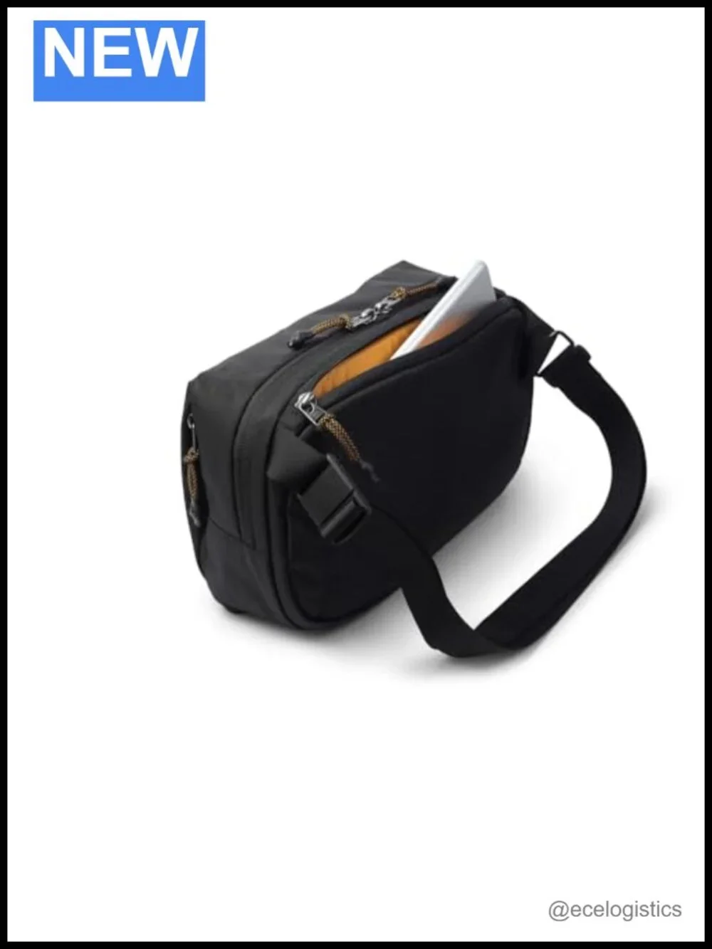 Water-Resistant Recycled Nylon Sling Bag 7L Crossbody
